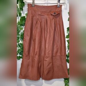 Sz 4 • Bod & Christensen Leather Skirt